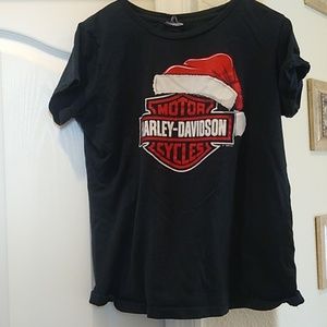 Harley Santa tshirt